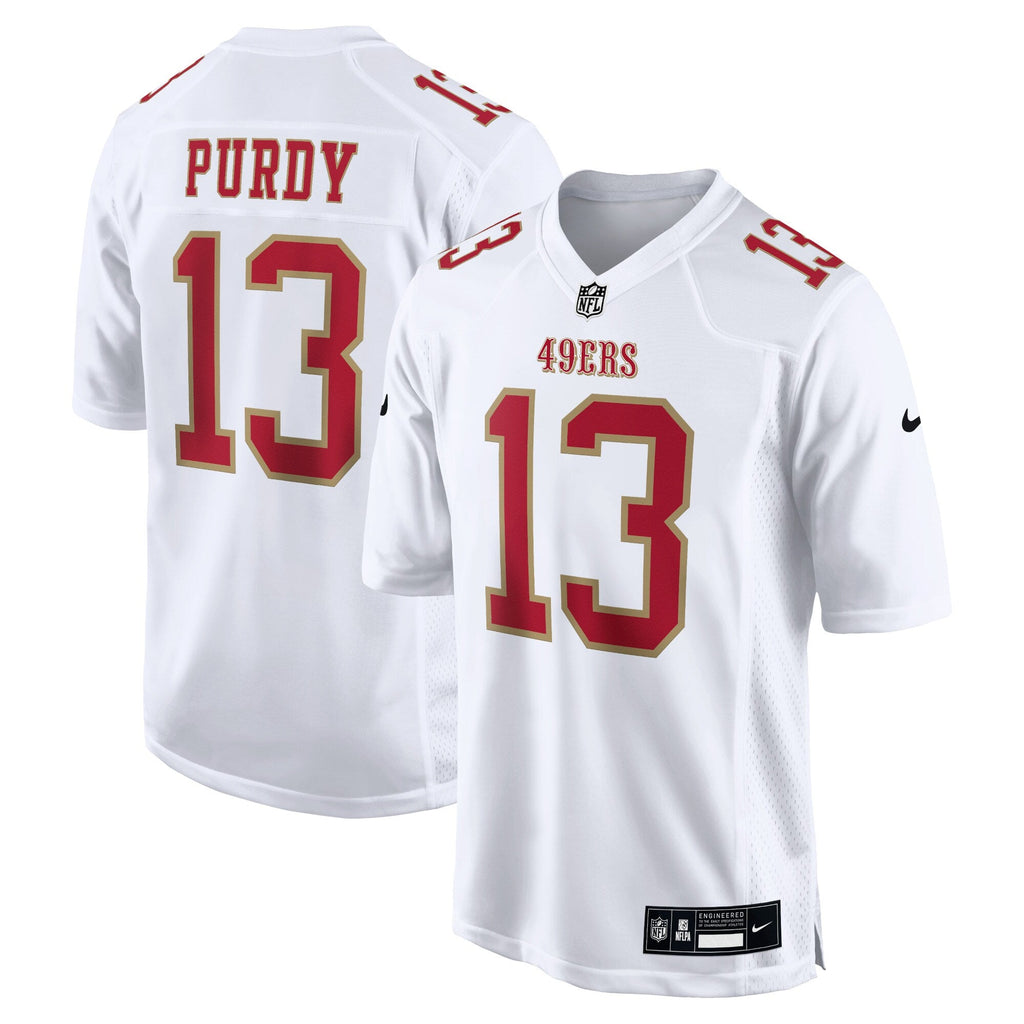 San Francisco 49ers Brock Purdy Tundra White Fashion Game Football Jersey
