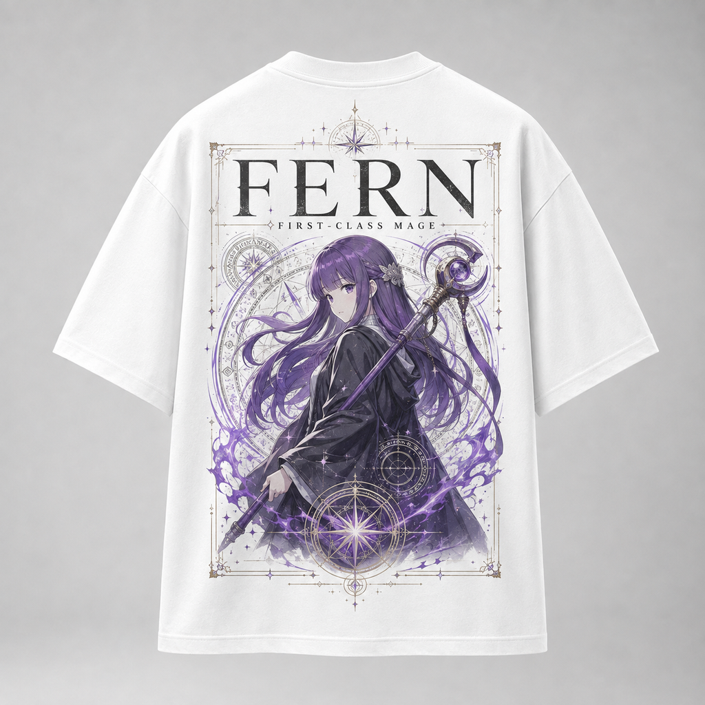 Fern Frieren Anime Graphic Tee - First-Class Mage