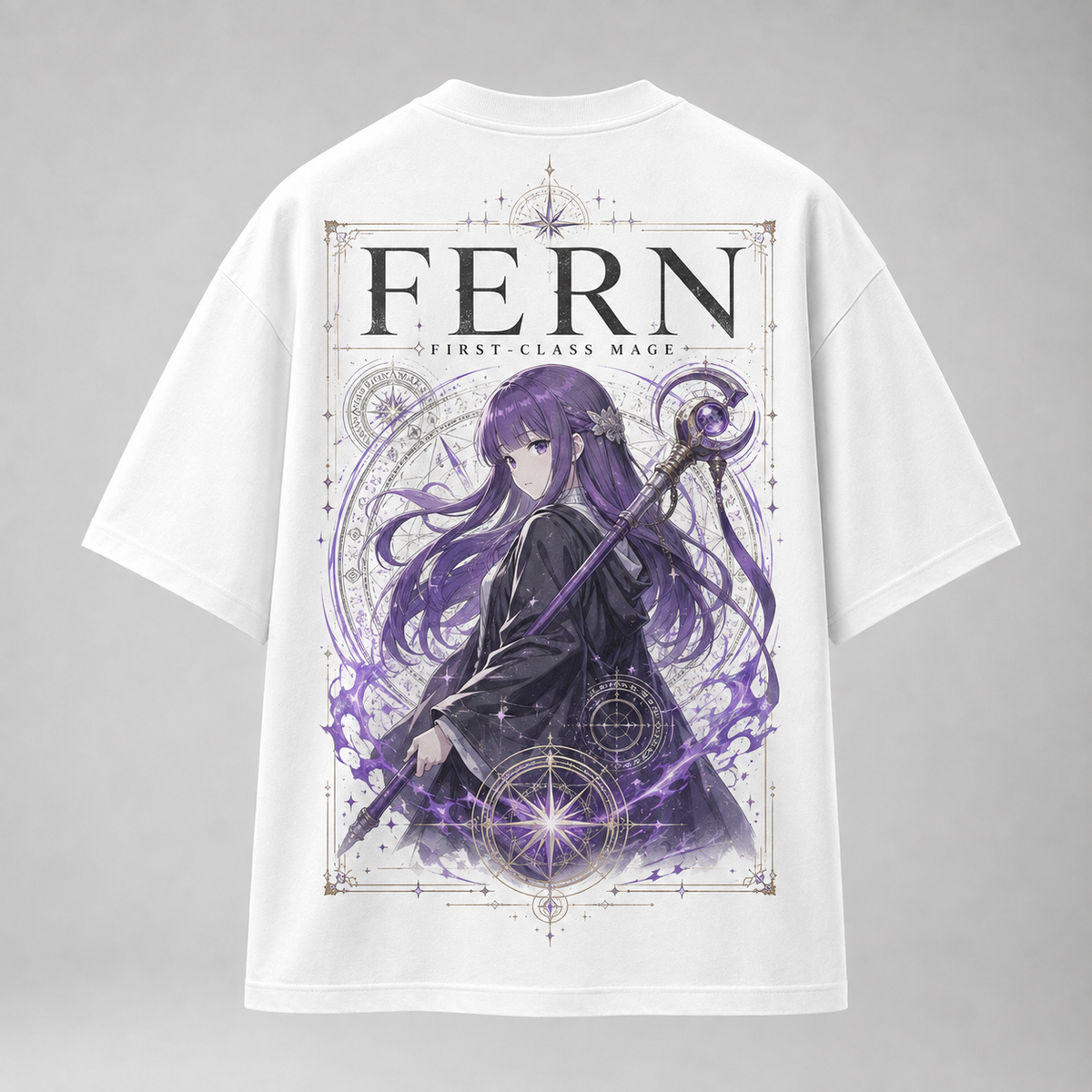 Fern Frieren Anime Graphic Tee - First-Class Mage
