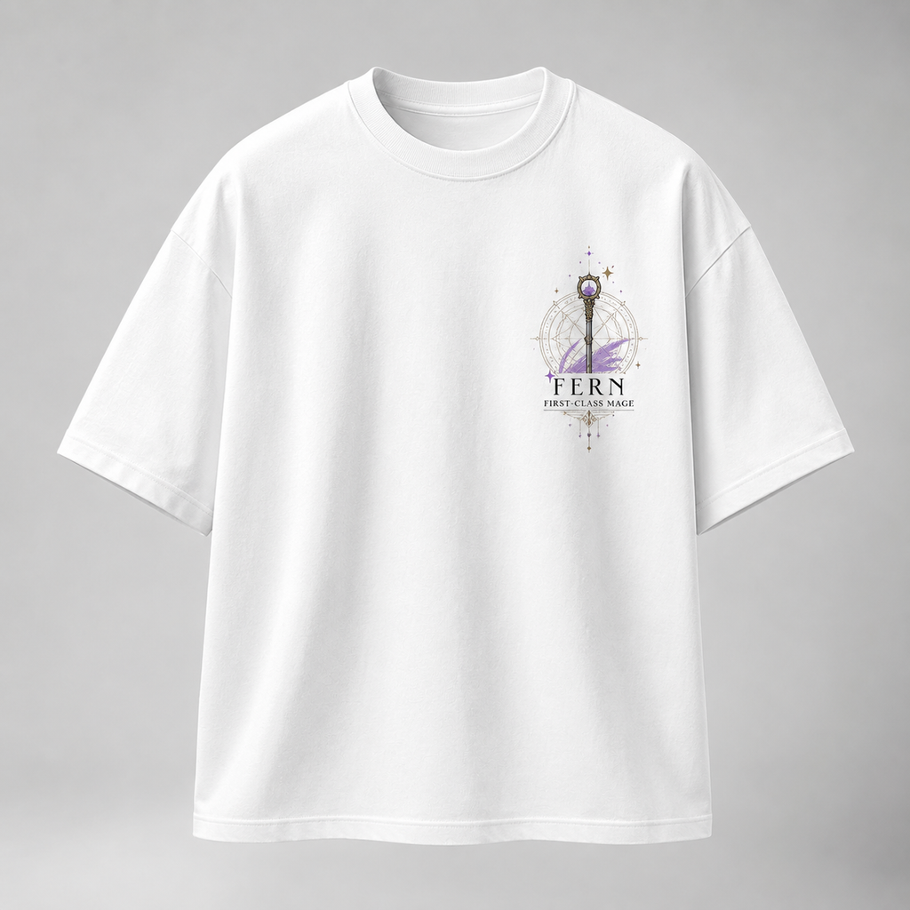 Fern Frieren Anime Graphic Tee - First-Class Mage