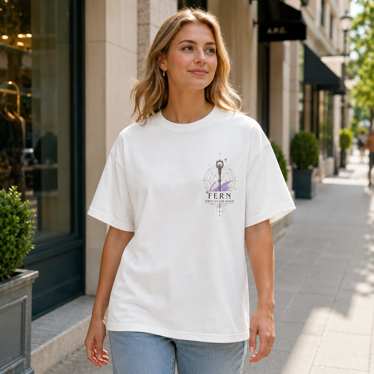 Fern Frieren Anime Graphic Tee - First-Class Mage