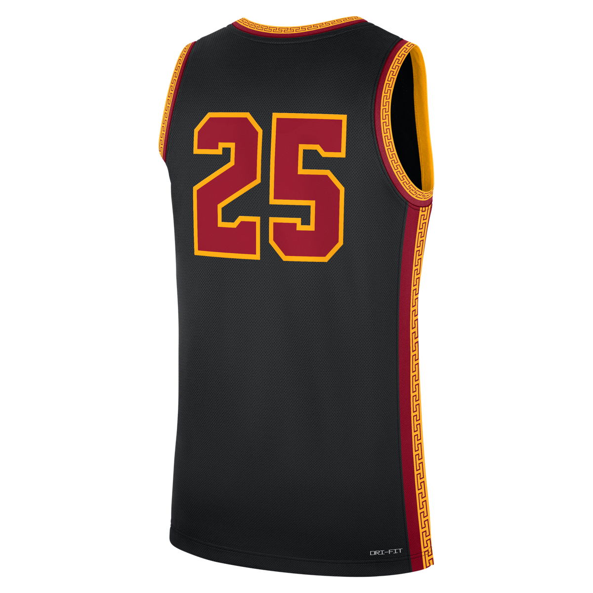 #25 Black USC Trojans Alternate Replica Basketball Jersey
