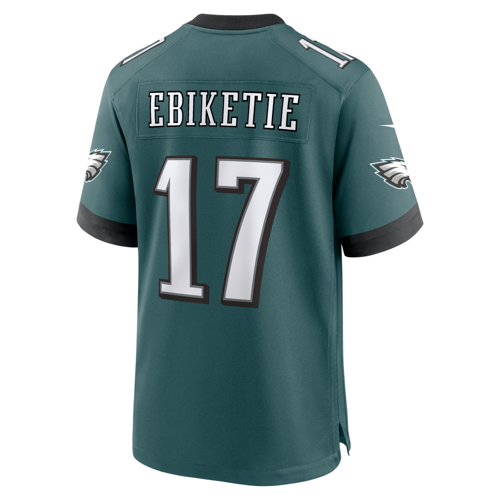 Philadelphia Eagles Arnold Ebiketie Midnight Green Team Game Football Jersey