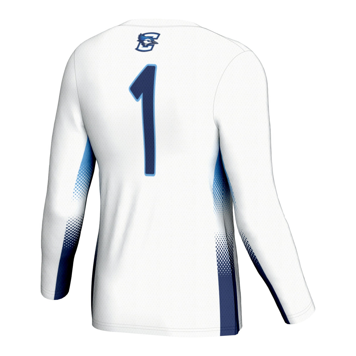 #1 Creighton Bluejays Lightweight Volleyball Jersey - White