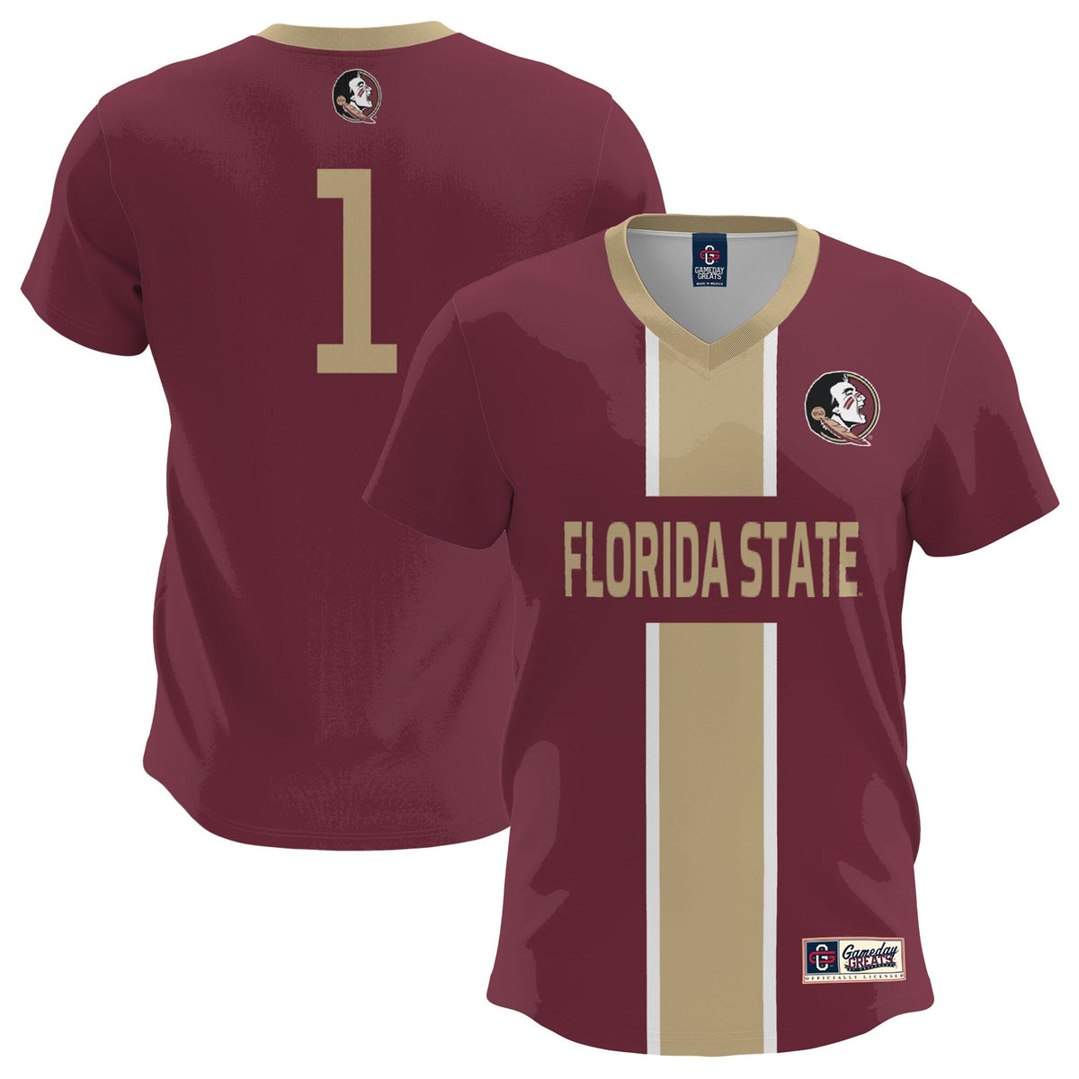 Florida State Seminoles Lightweight Soccer Fashion Jersey - Garnet