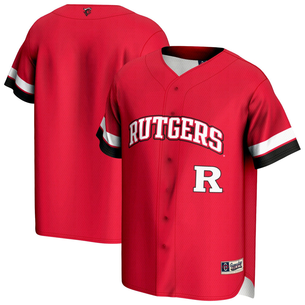 Scarlet Rutgers Scarlet Knights Baseball Jersey