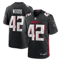 Atlanta Falcons Josh Woods Black Team Game Football Jersey