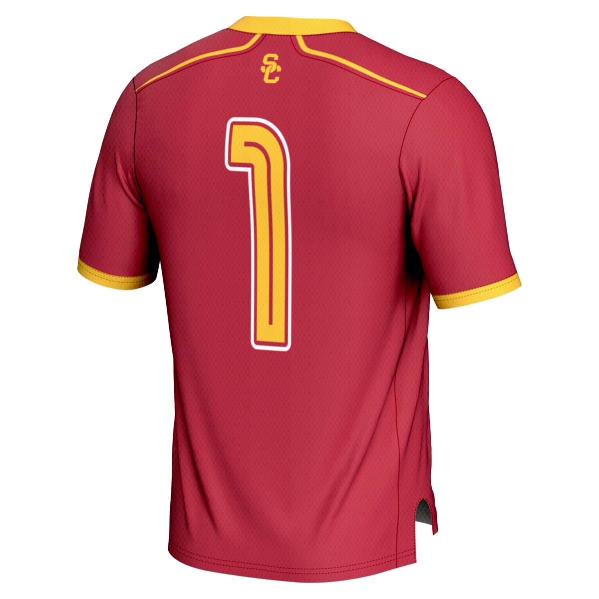 #1 USC Trojans Lightweight Lacrosse Fashion Jersey - Cardinal