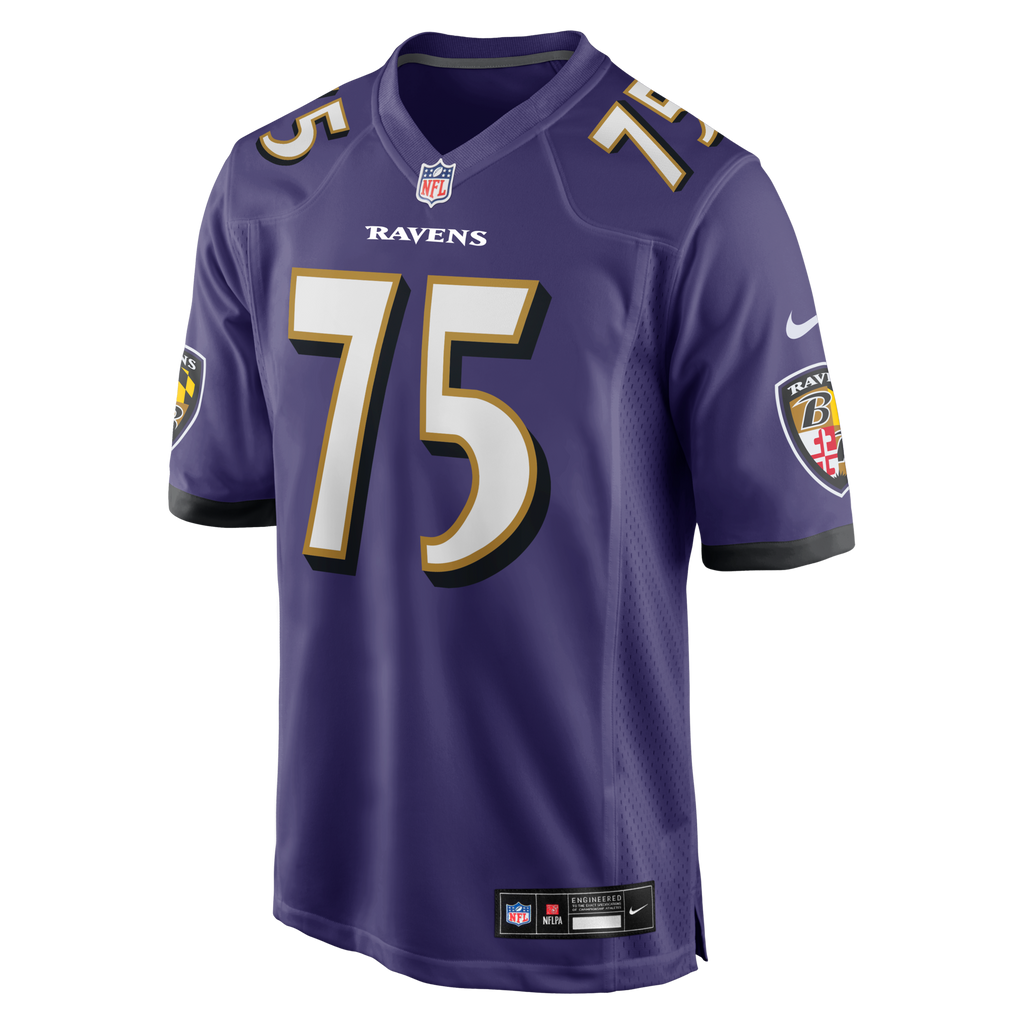 Baltimore Ravens Jonathan Ogden Purple Game Retired Player Football Jersey