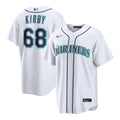 Seattle Mariners George Kirby White Home Replica Baseball Jersey