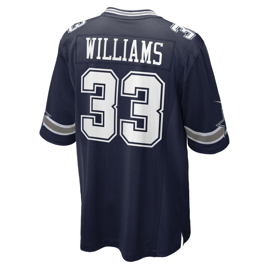 Dallas Cowboys Javonte Williams Navy Team Game Football Jersey