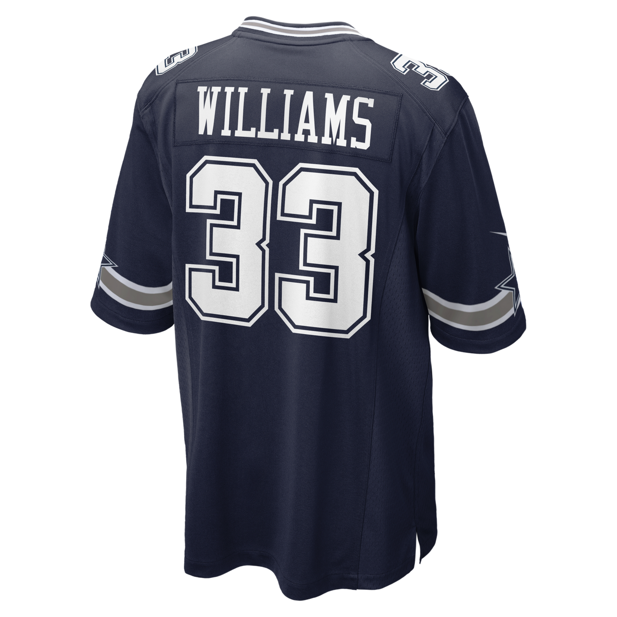 Dallas Cowboys Javonte Williams Navy Team Game Football Jersey