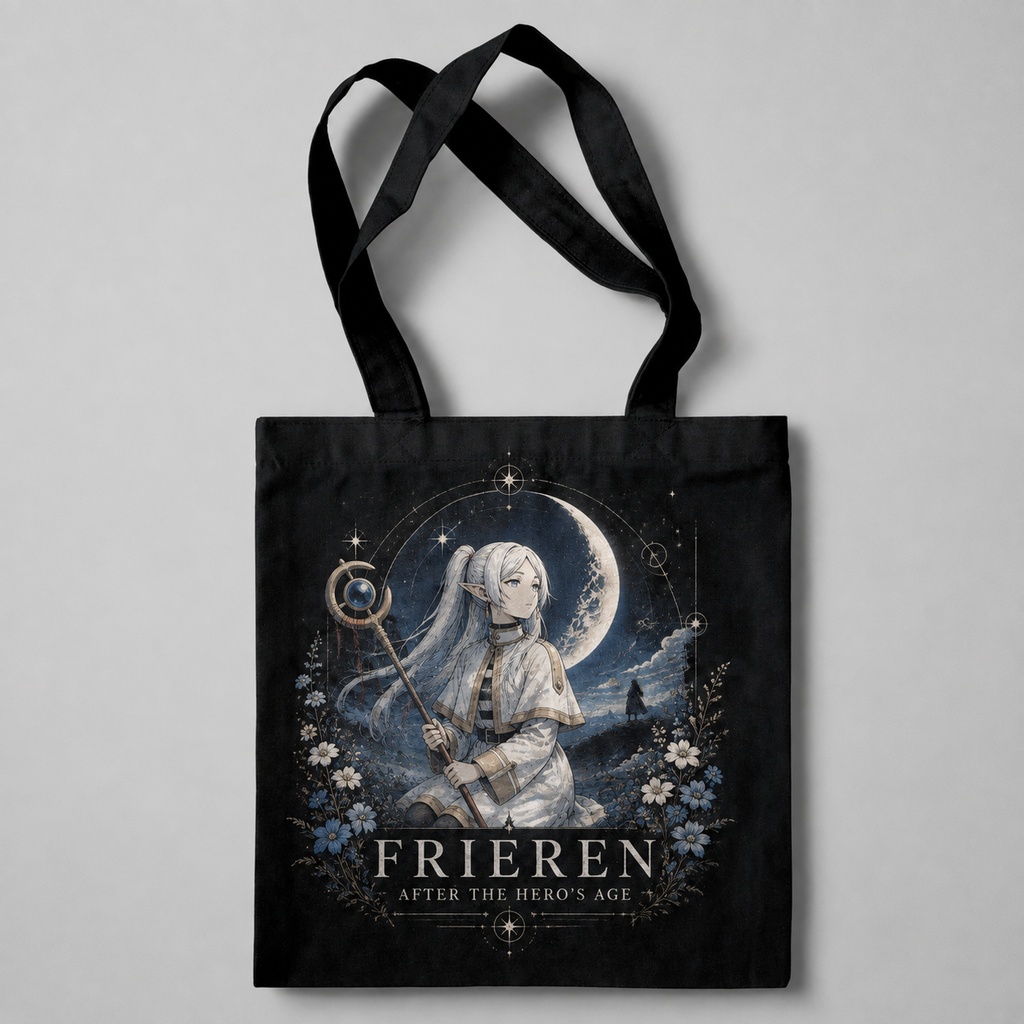 Frieren Anime Canvas Tote Bag - After Heros Age