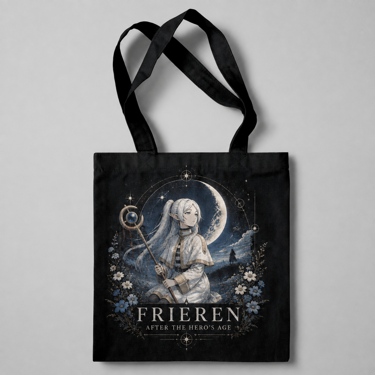 Frieren Anime Canvas Tote Bag - After Heros Age