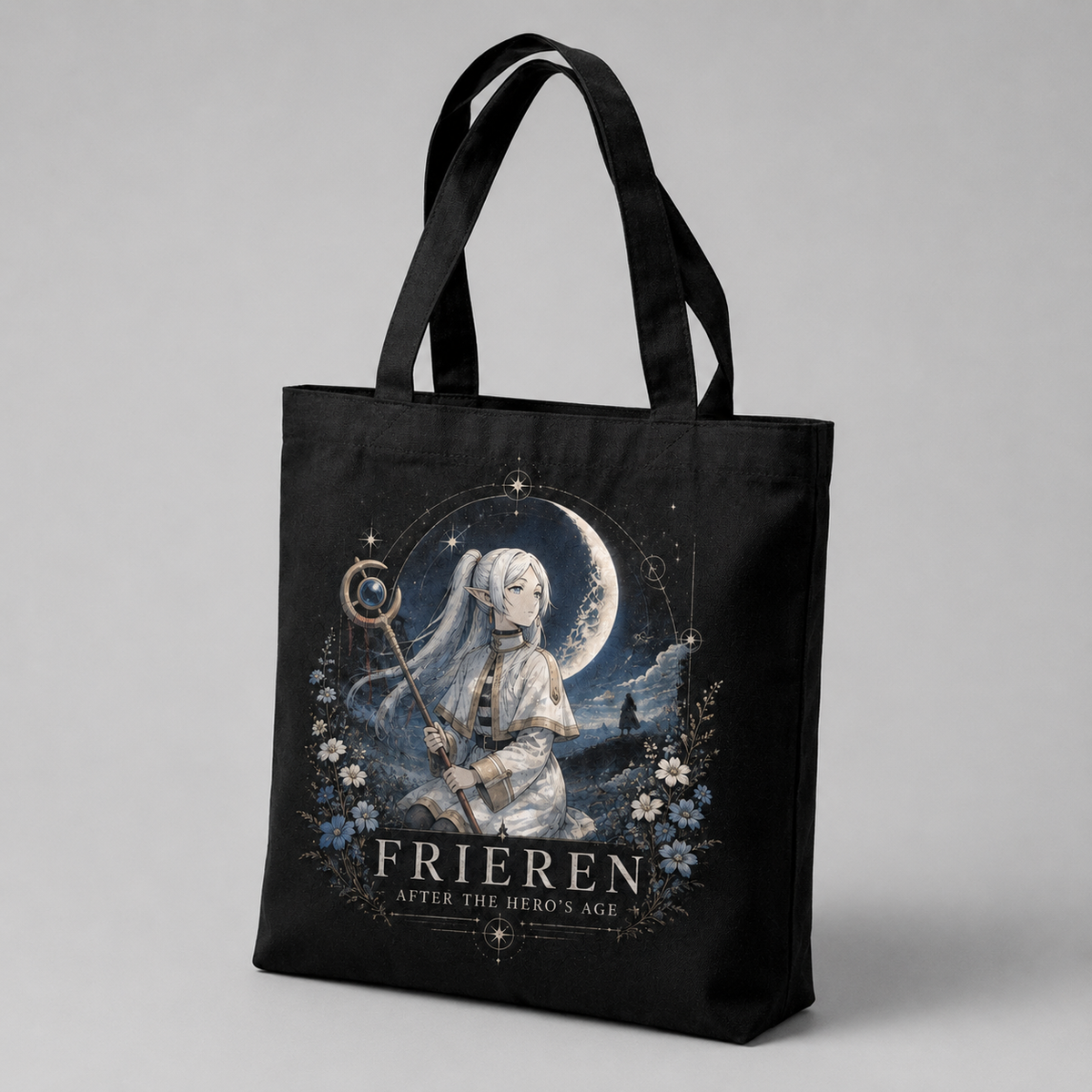 Frieren Anime Canvas Tote Bag - After Heros Age