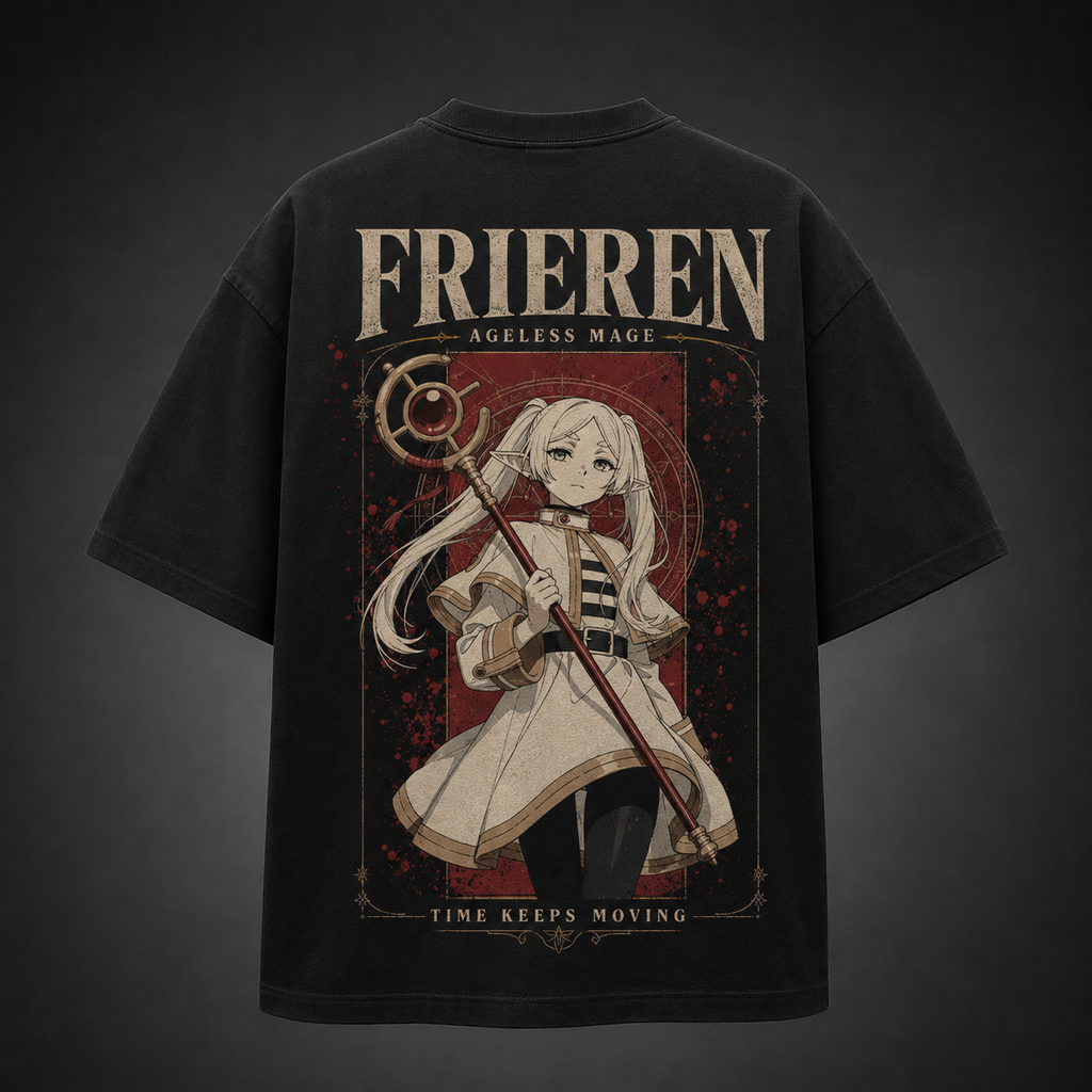 Frieren Anime Graphic Tee - Ageless Mage