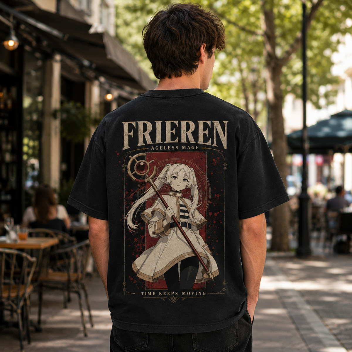 Frieren Anime Graphic Tee - Ageless Mage
