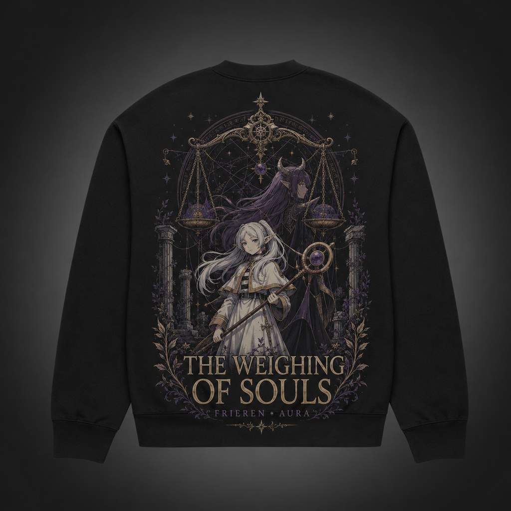 Frieren, Aura Weighing Of Souls Anime Sweatshirt