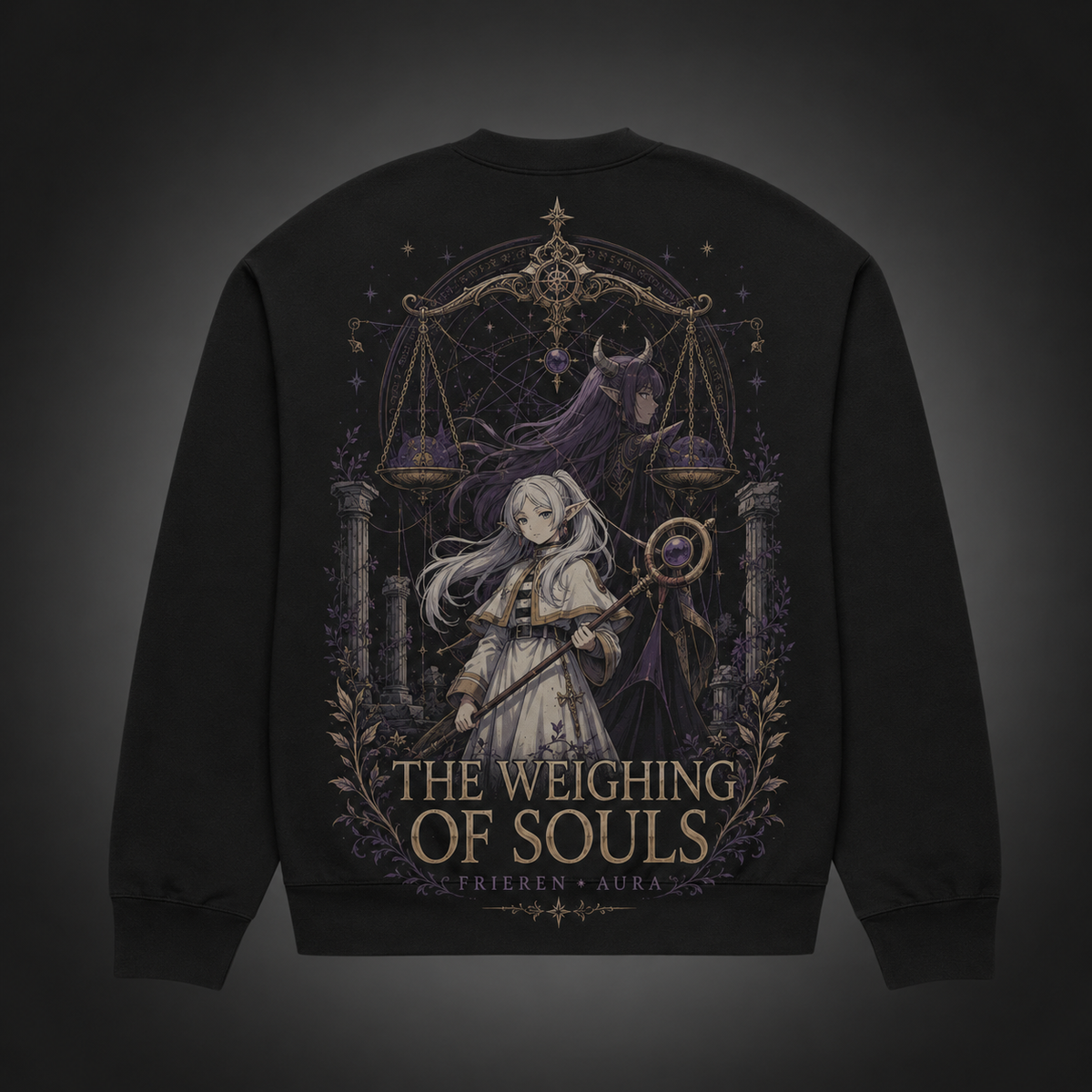 Frieren, Aura Weighing Of Souls Anime Sweatshirt