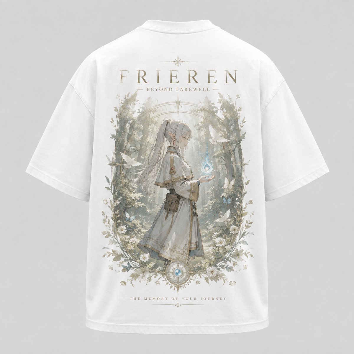 Frieren Anime Graphic Tee - Beyond Farewell