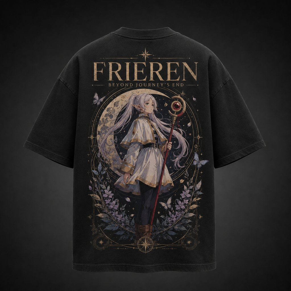 Frieren Anime Graphic Tee - Beyond Journey's End