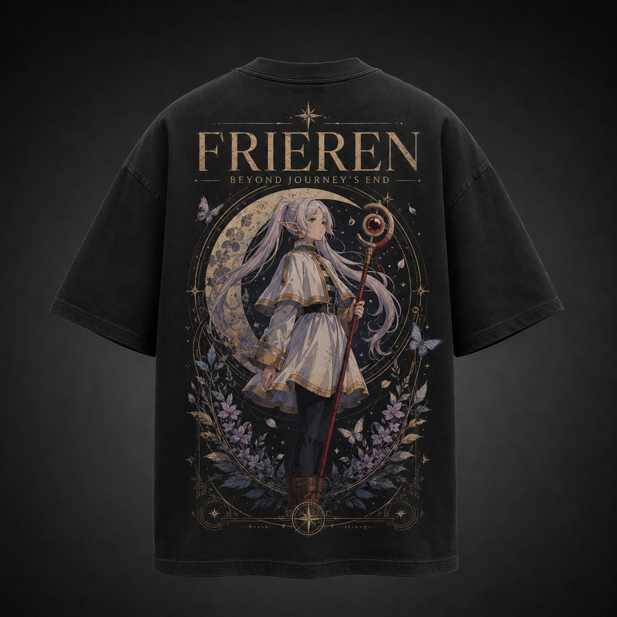 Frieren Anime Graphic Tee - Beyond Journey's End