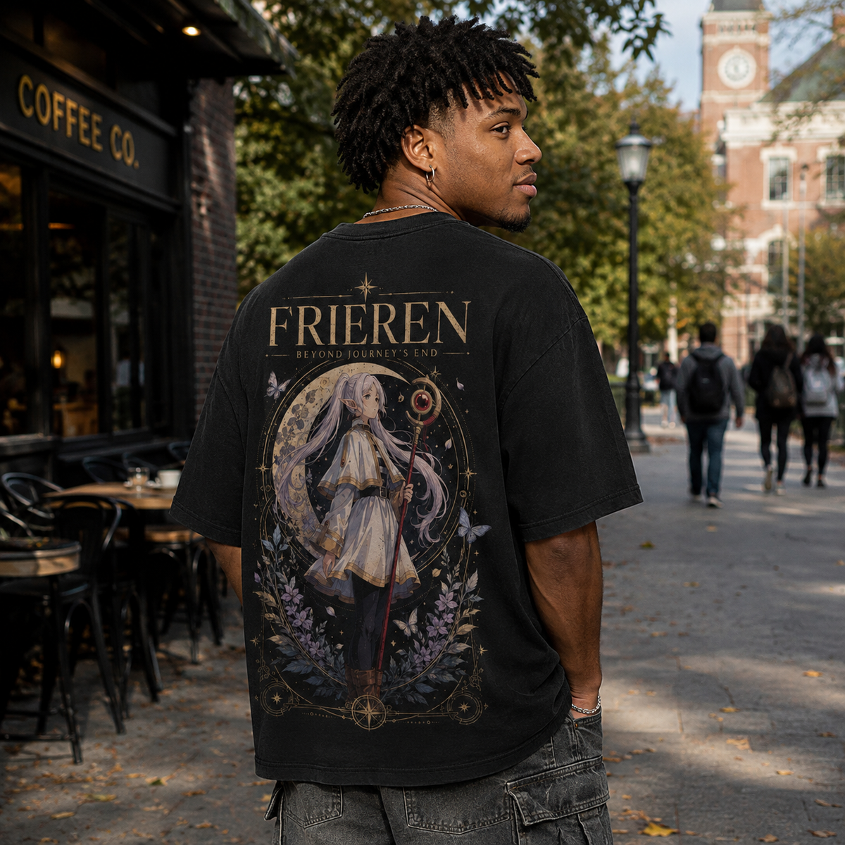 Frieren Anime Graphic Tee - Beyond Journey's End