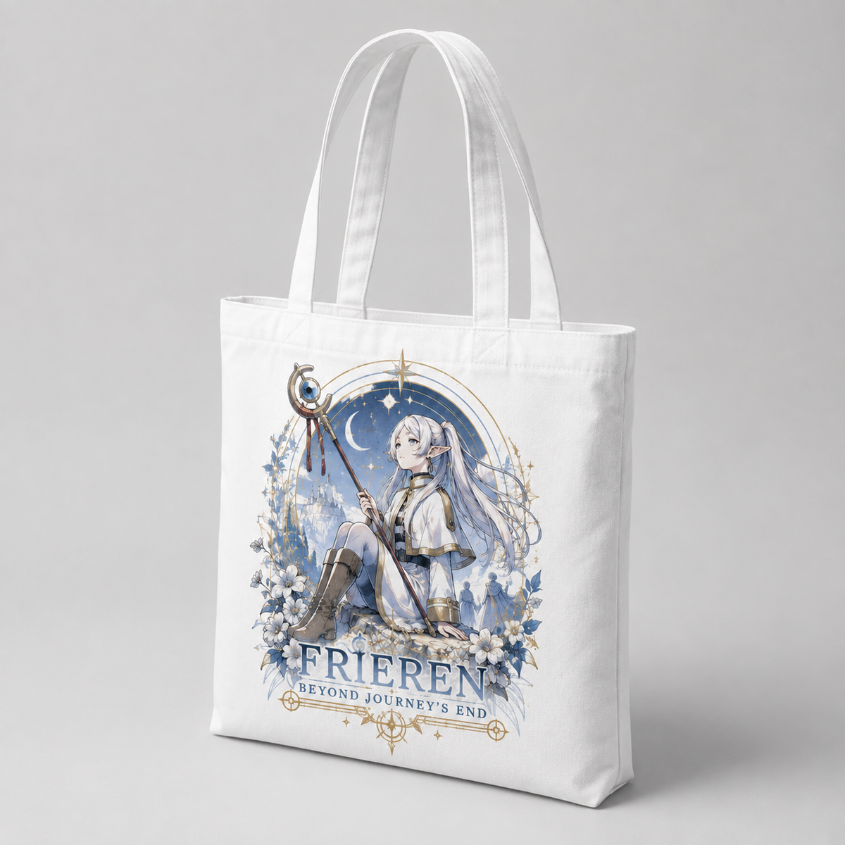 Frieren Anime Canvas Tote Bag - Beyond Journeys End