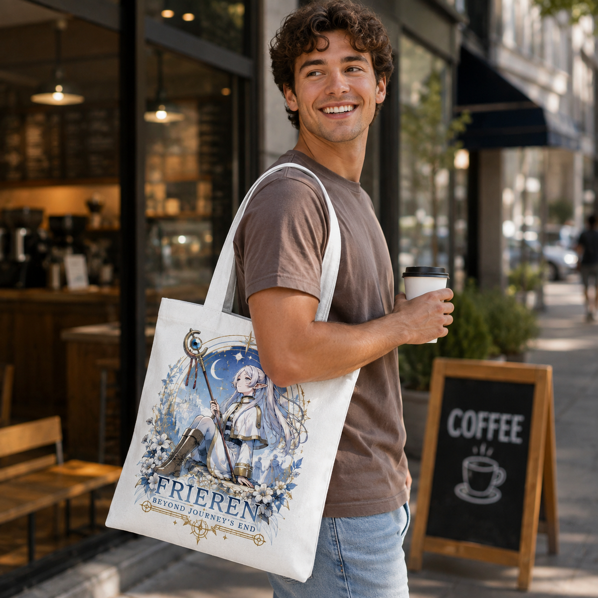 Frieren Anime Canvas Tote Bag - Beyond Journeys End