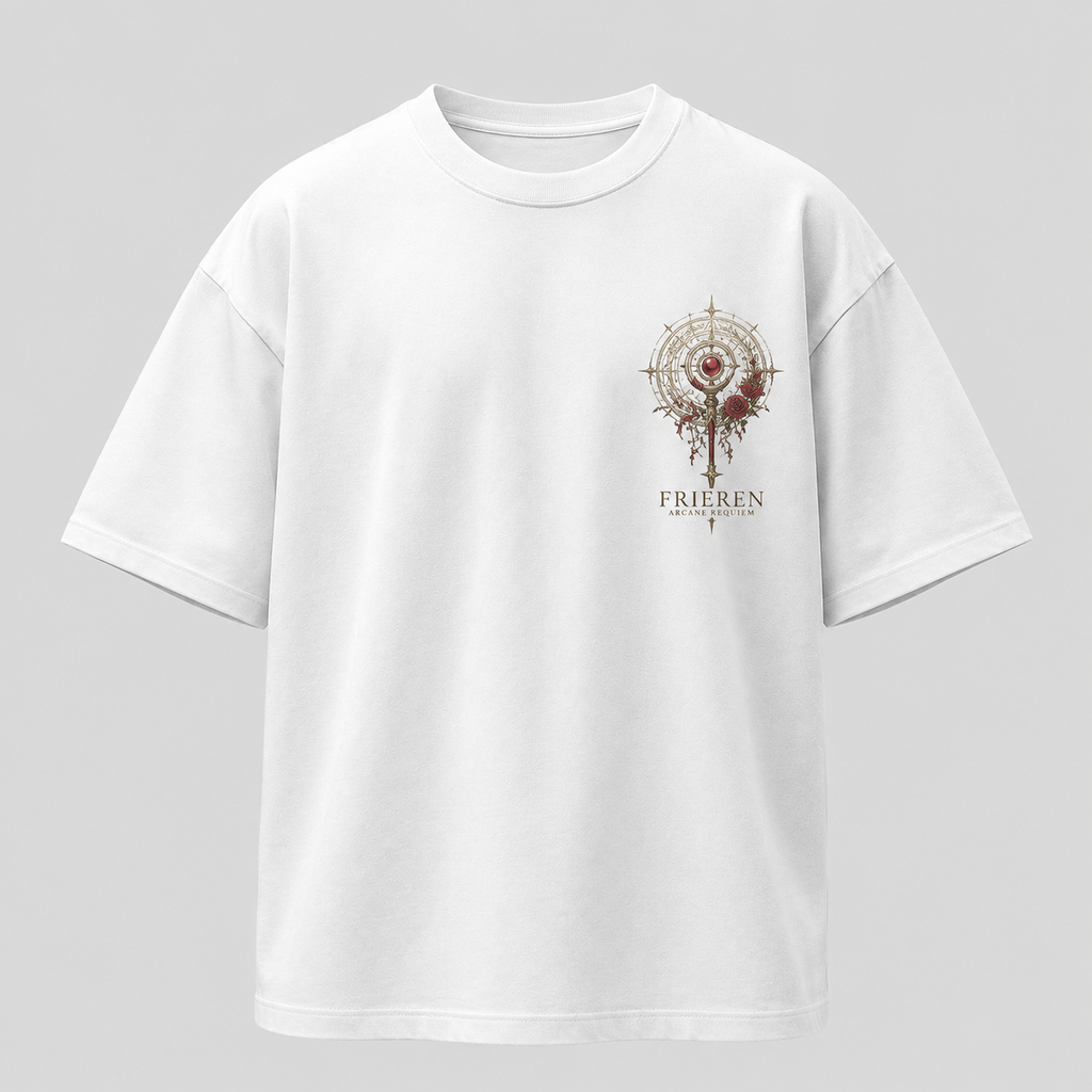 Frieren Anime Graphic Tee - Beyond The Crimson Spell
