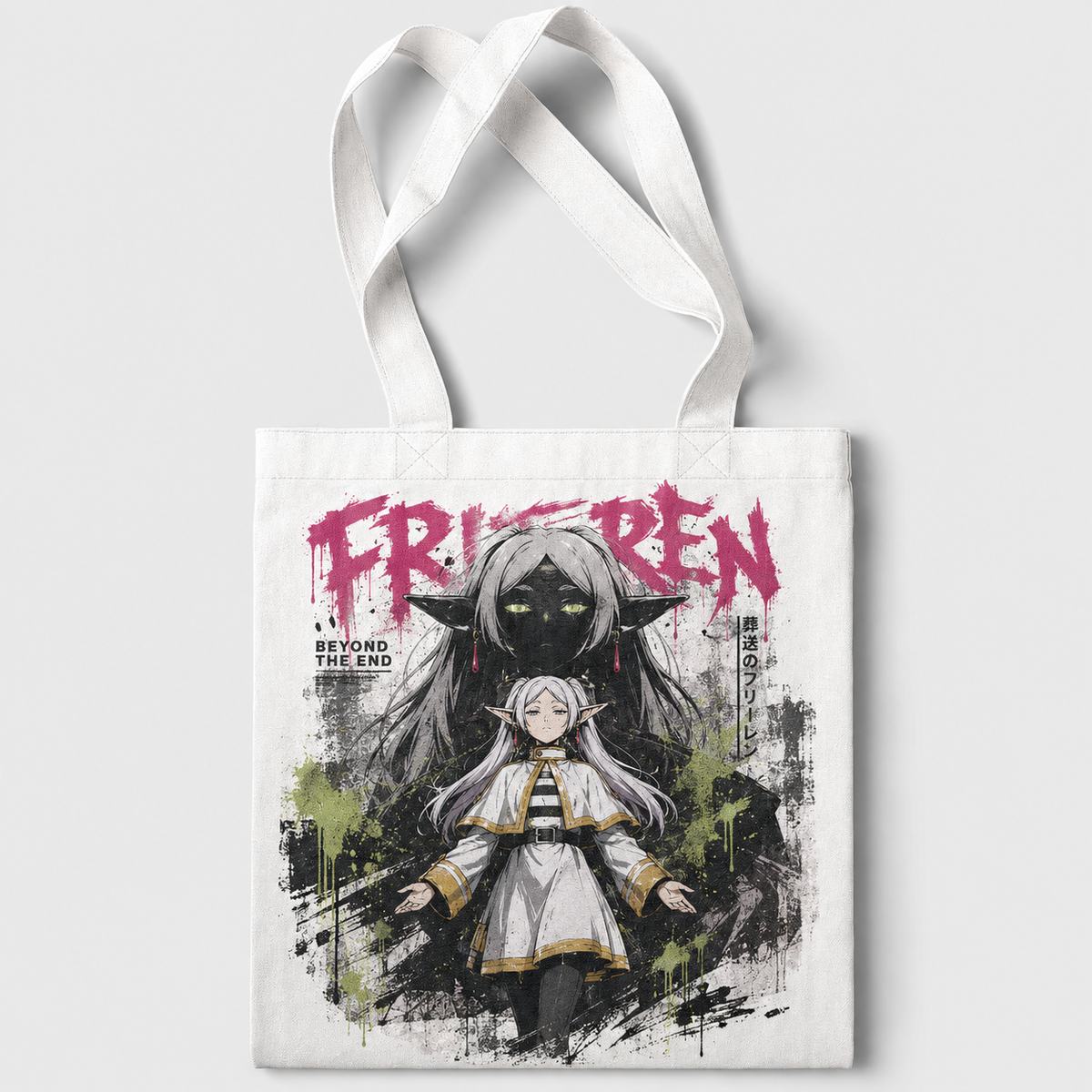 Frieren Anime Canvas Tote Bag - Beyond The End