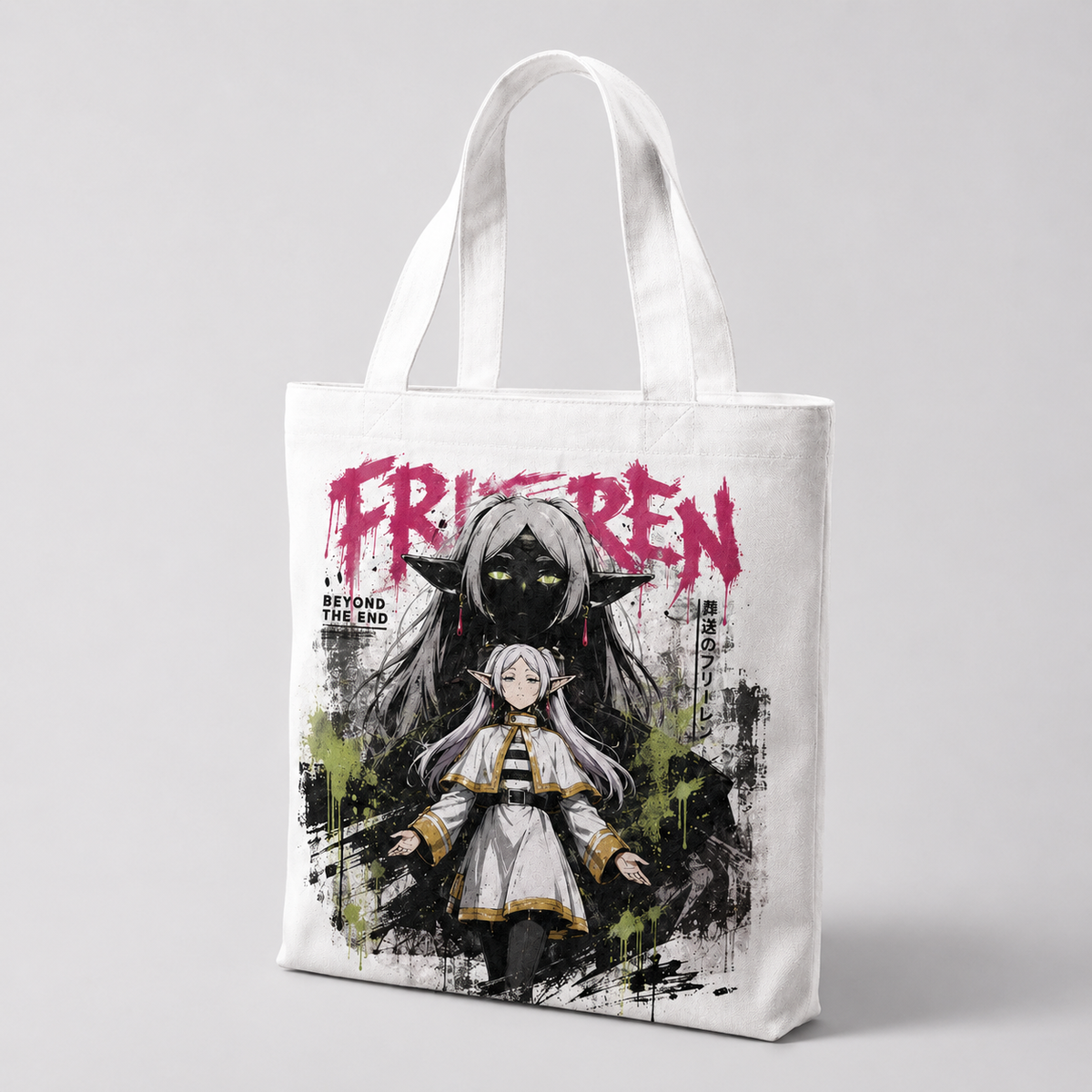 Frieren Anime Canvas Tote Bag - Beyond The End