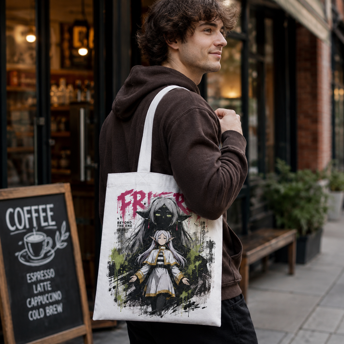 Frieren Anime Canvas Tote Bag - Beyond The End