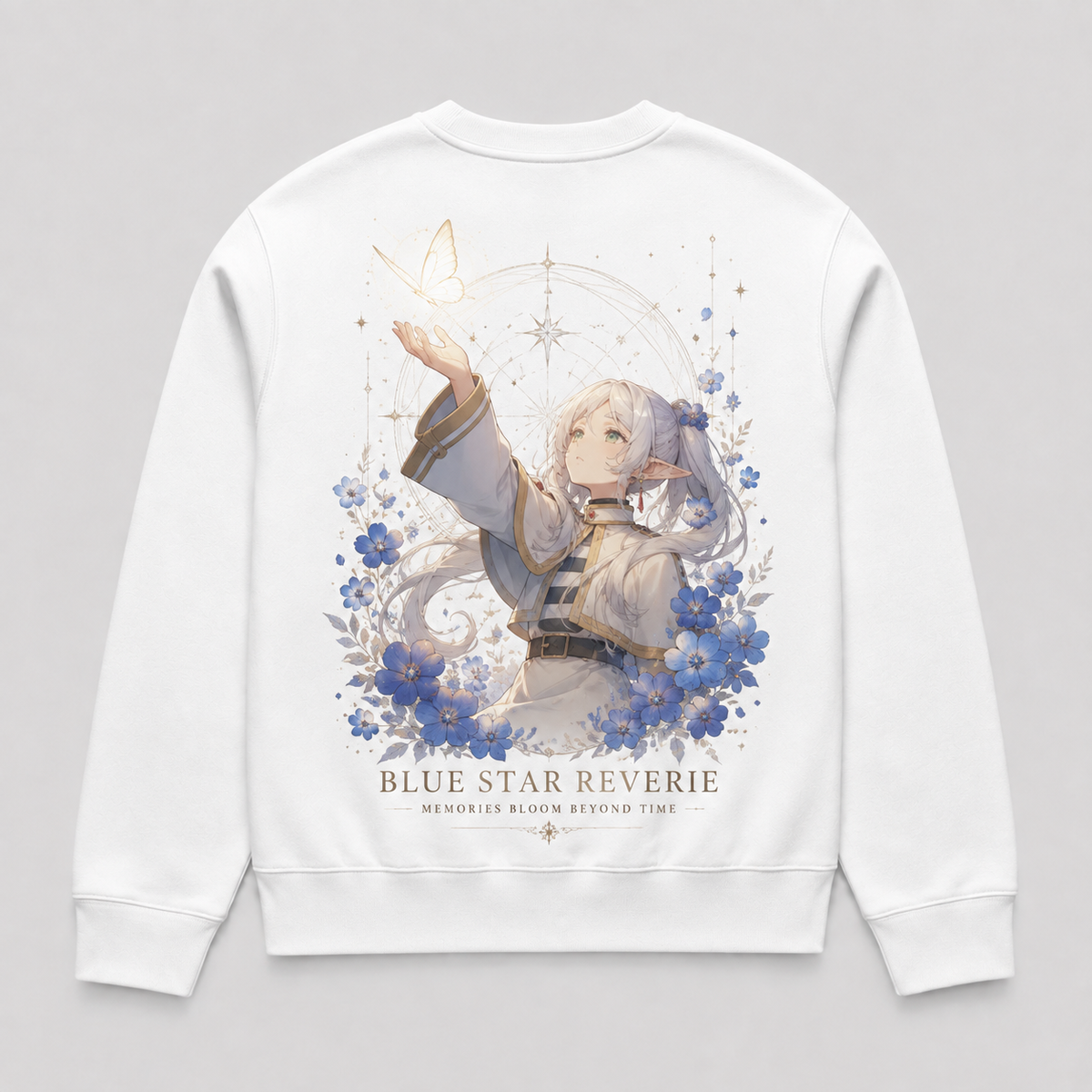 Frieren Anime Sweatshirt - Blue Star Reverie