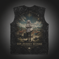 Frieren Anime Tank Top - Eon Journey Acid Wash Vest