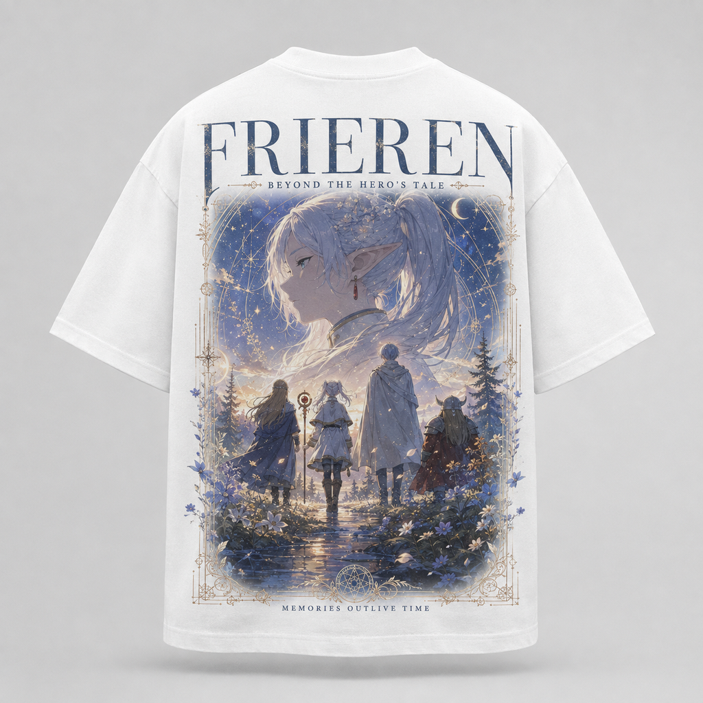 Frieren, Fern, Stark & Himmel Beyond The Hero's Tale Anime Graphic Tee