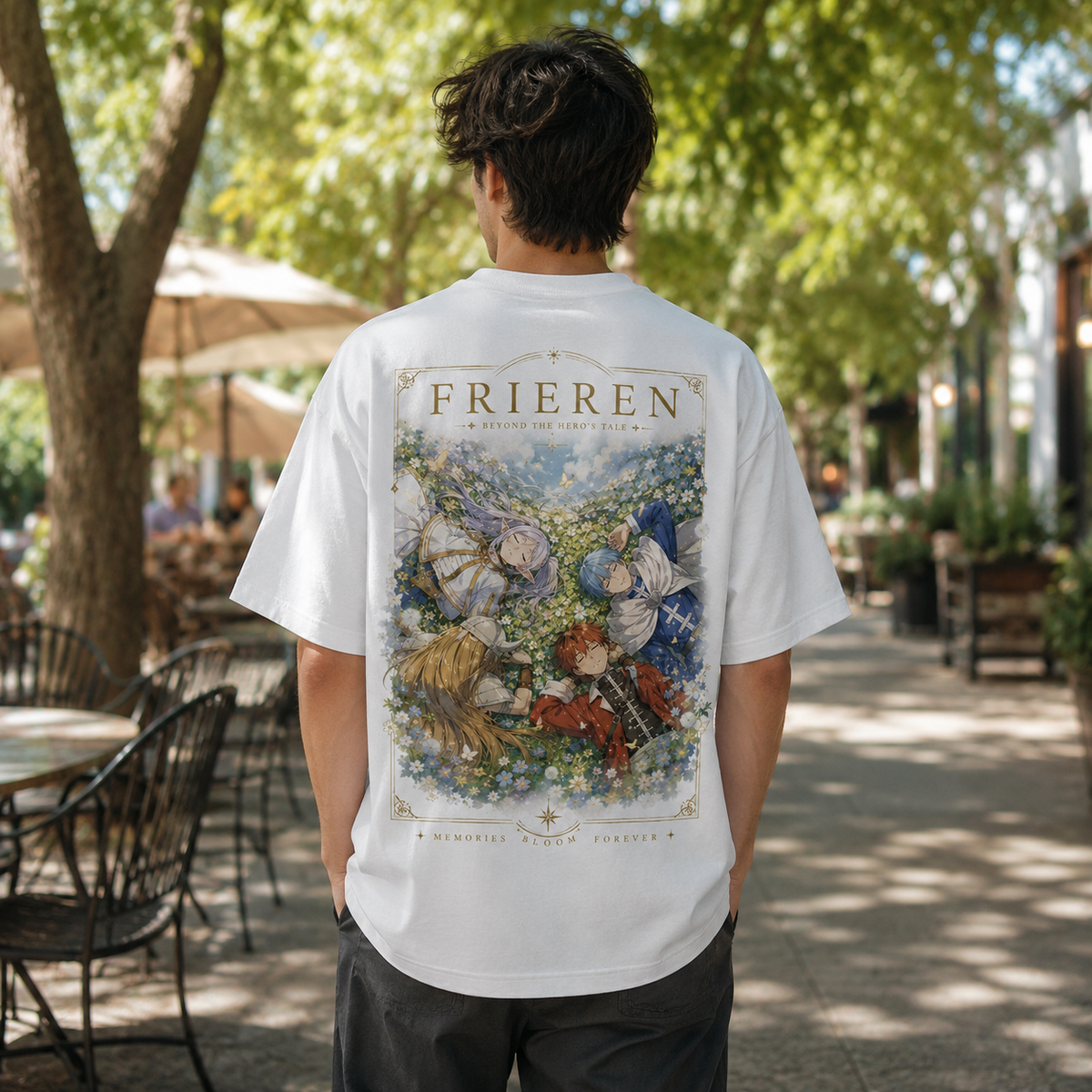 Frieren, Fern, Stark & Himmel Memories Bloom Forever Anime Graphic Tee
