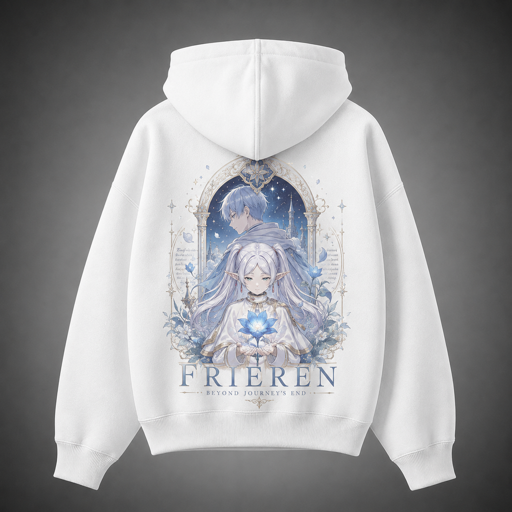 Frieren, Fern & Stark Traveling Party Anime Hoodie