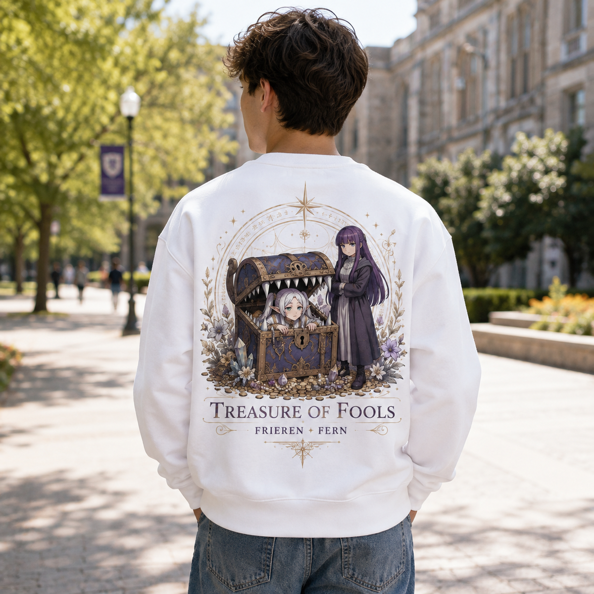 Frieren, Fern Treasure Of Fools Anime Sweatshirt
