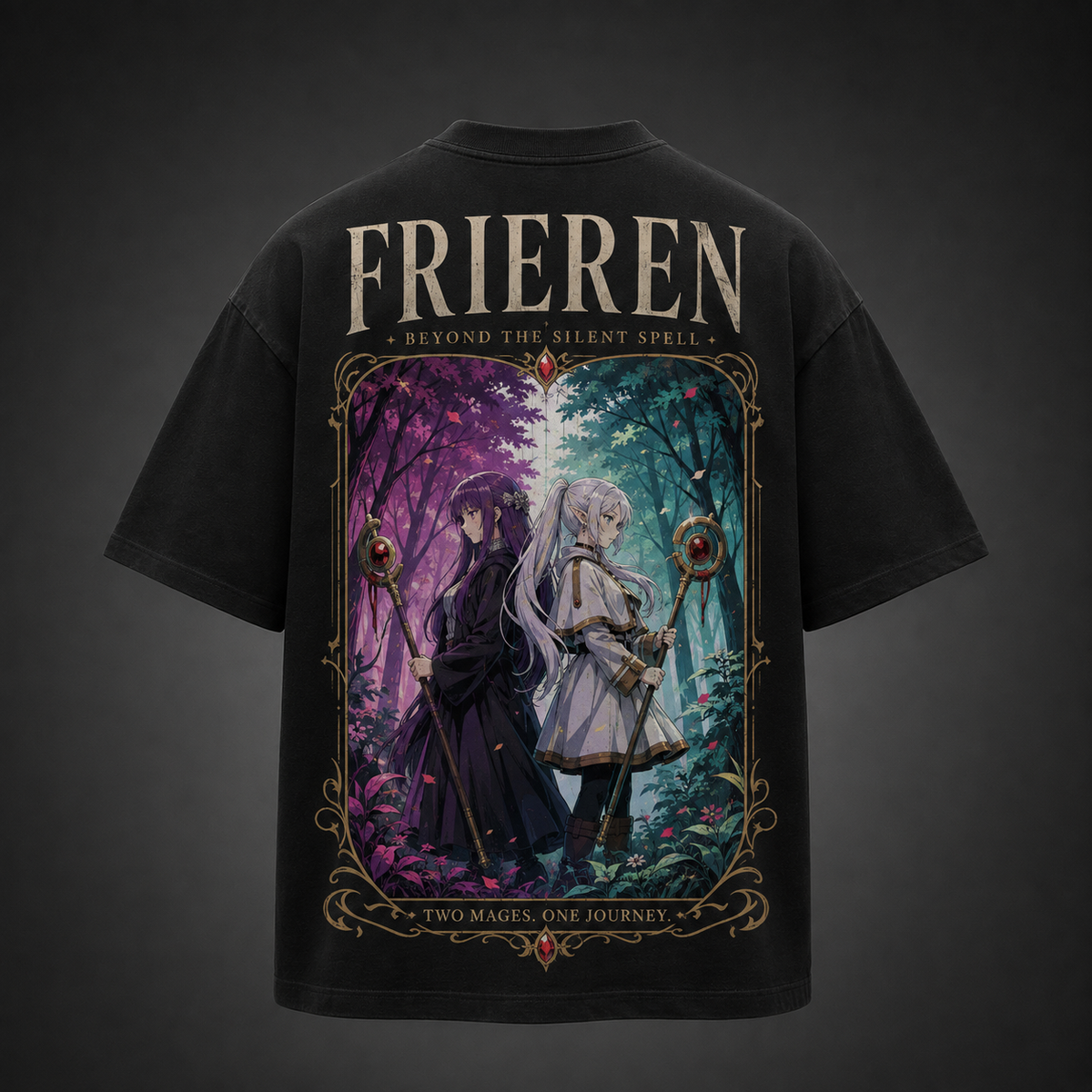 Frieren & Fern Two Mages One Journey Anime Graphic Tee