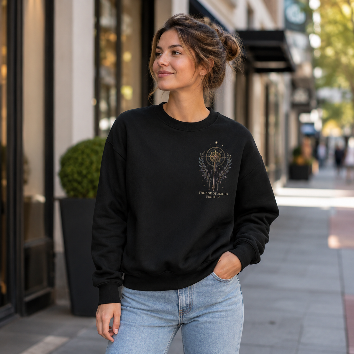 Frieren, Flamme, Serie Age Of Mages Anime Sweatshirt