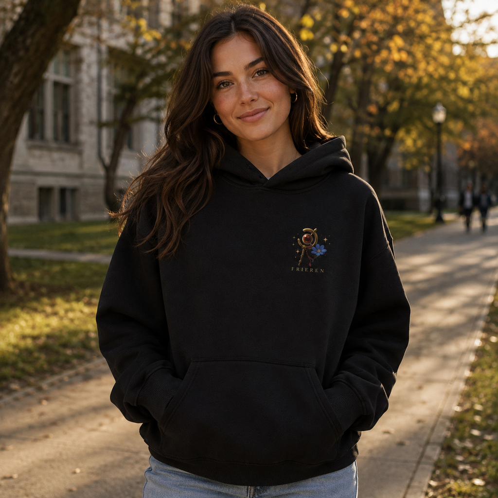 Frieren Anime Hoodie - Golden Tarot