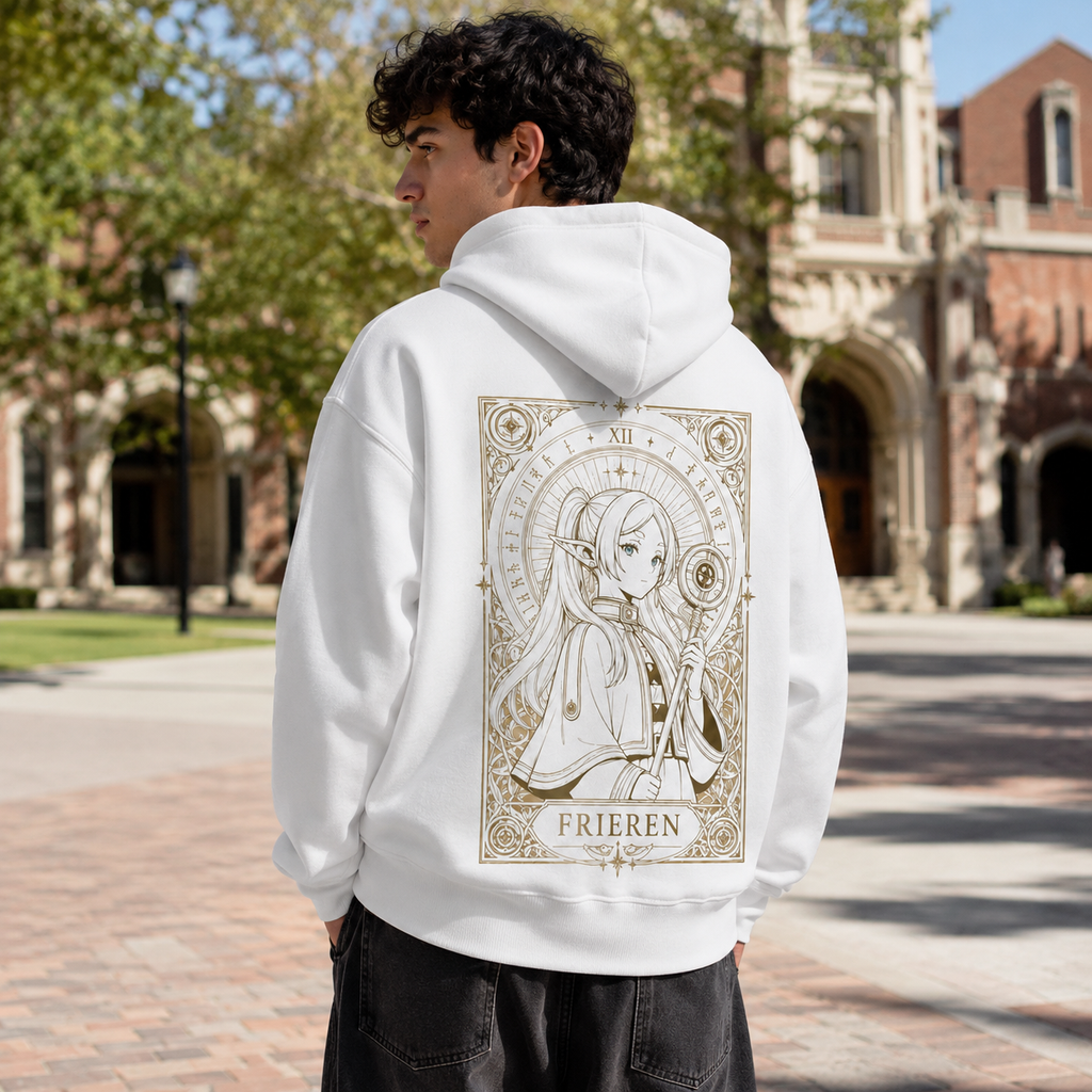 Frieren & Himmel Beyond Journey's End Anime Hoodie