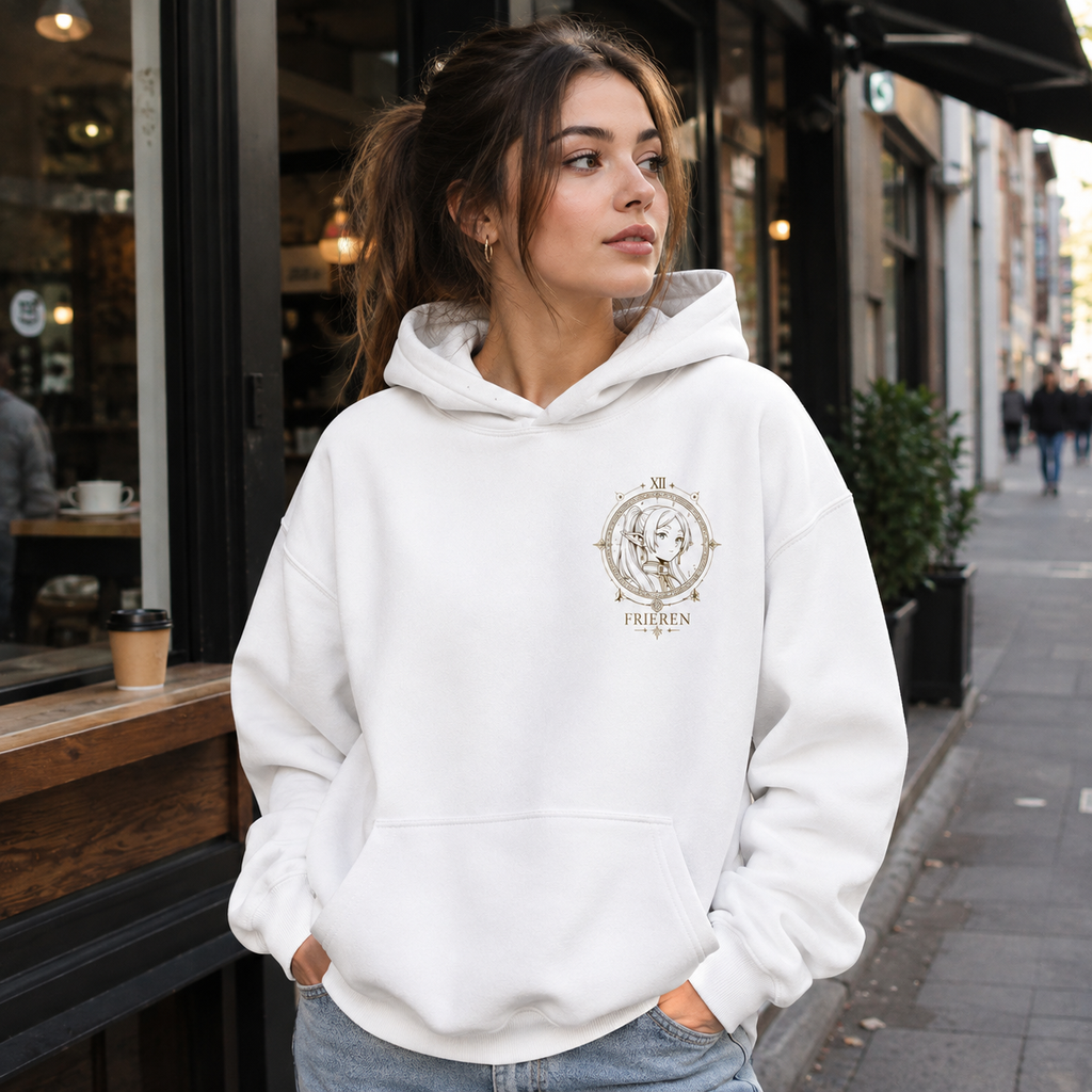 Frieren & Himmel Beyond Journey's End Anime Hoodie