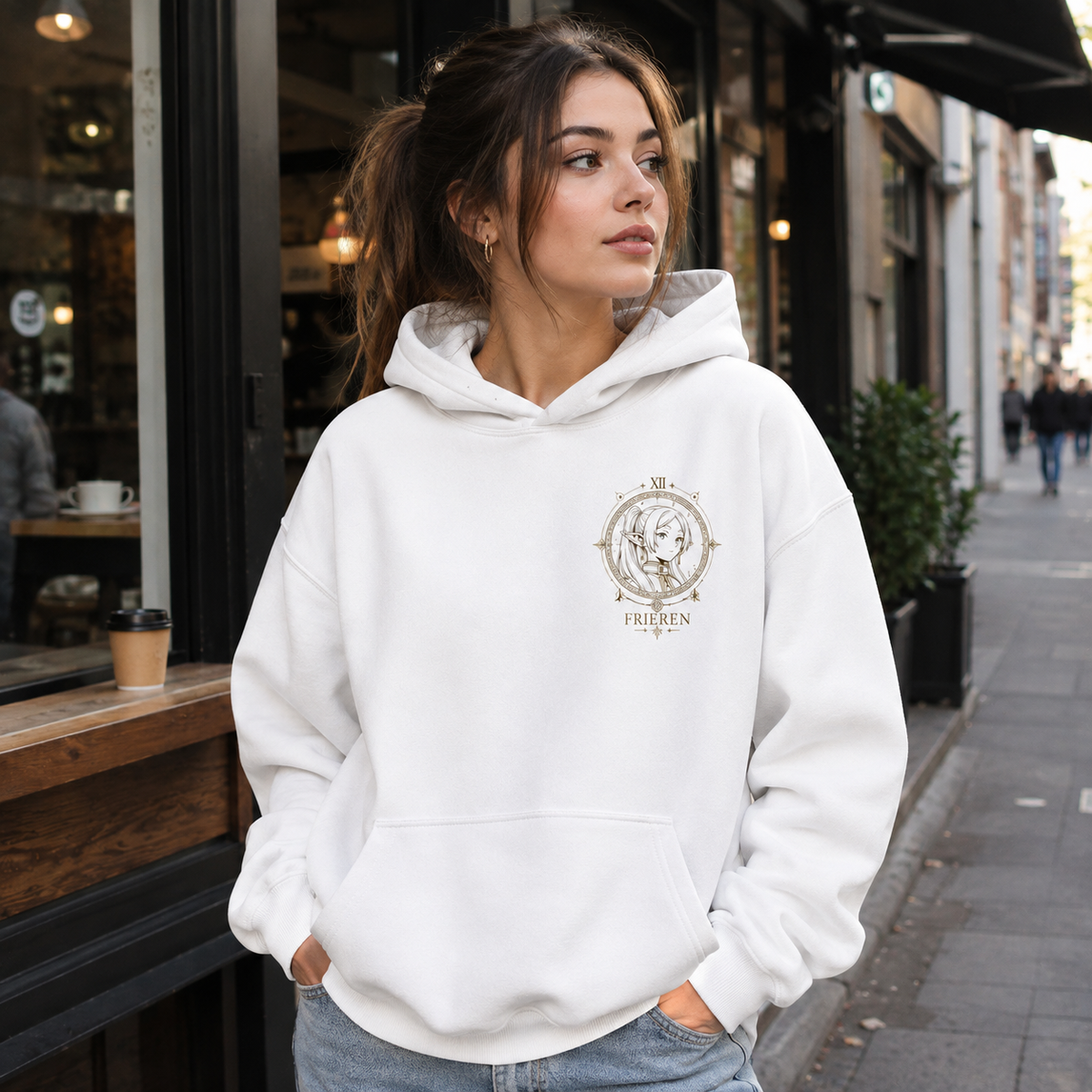 Frieren & Himmel Beyond Journey's End Anime Hoodie