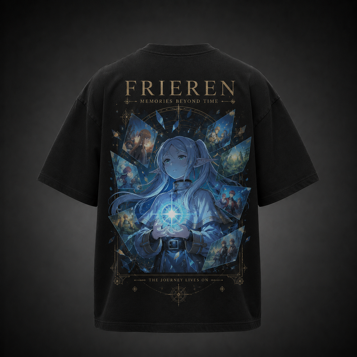 Frieren Anime Graphic Tee - Memories Beyond Time