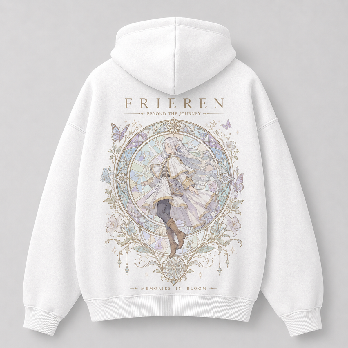 Frieren Anime Hoodie - Memories In Bloom