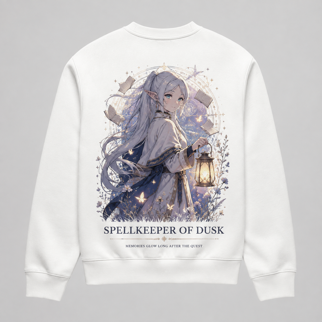 Frieren Anime Sweatshirt - Spellkeeper Of Dusk