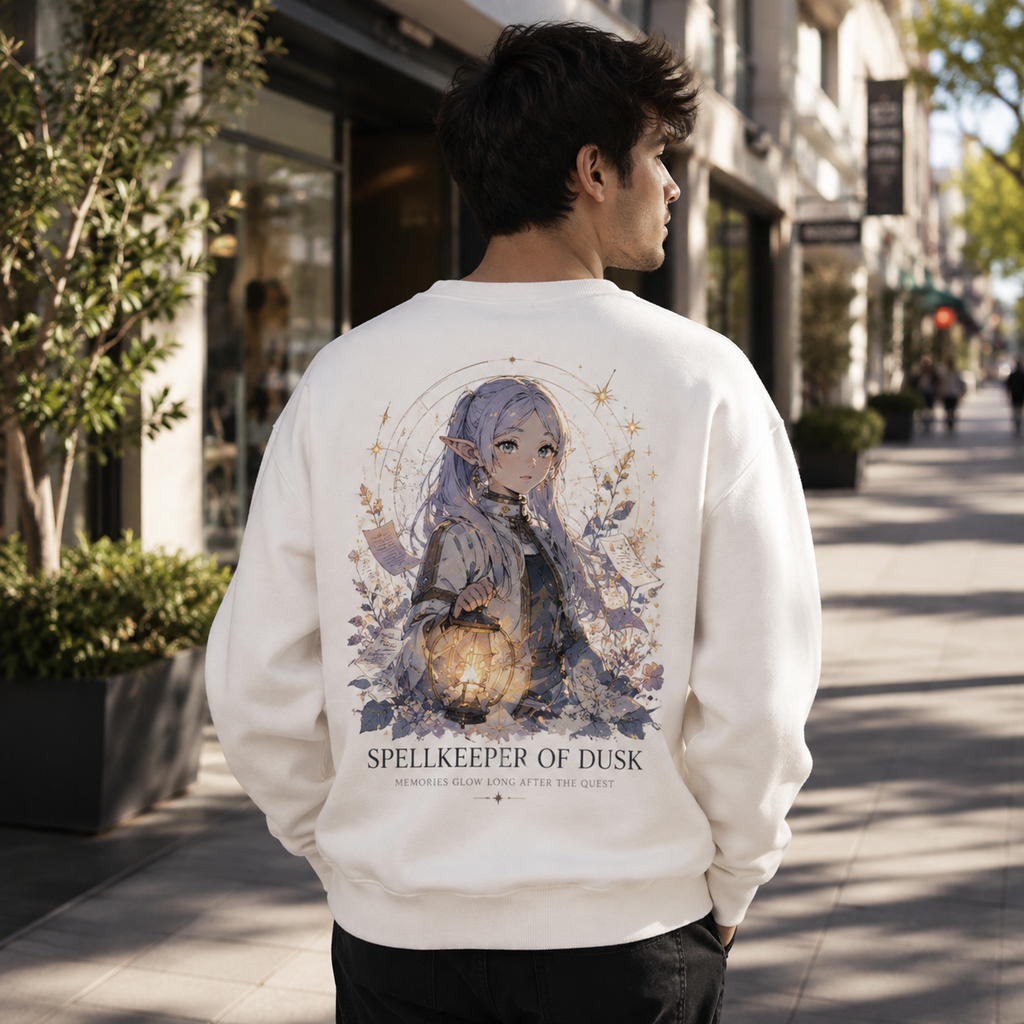 Frieren Anime Sweatshirt - Spellkeeper Of Dusk