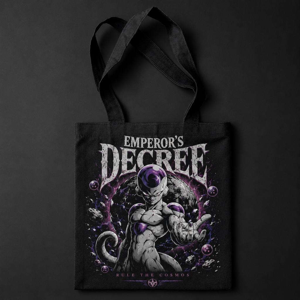 Frieza Dragon Ball Anime Canvas Tote Bag - Emperor's Decree
